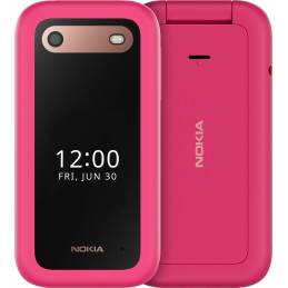 HMD Nokia 2660 Flip 7,11 cm (2.8") 123 g Vaaleanpunainen Ominaisuuspuhelin