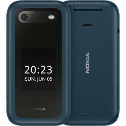 HMD Nokia 2660 Flip 7,11 cm (2.8") 123 g Sininen Ominaisuuspuhelin