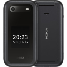 HMD Nokia 2660 Flip 7,11 cm (2.8") 123 g musta Ominaisuuspuhelin