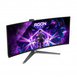 AOC AGON PRO AG346UCD tietokoneen litteä näyttö 86,4 cm (34") 3440 x 1440 pikseliä Wide Quad HD QDOLED musta, Harmaa