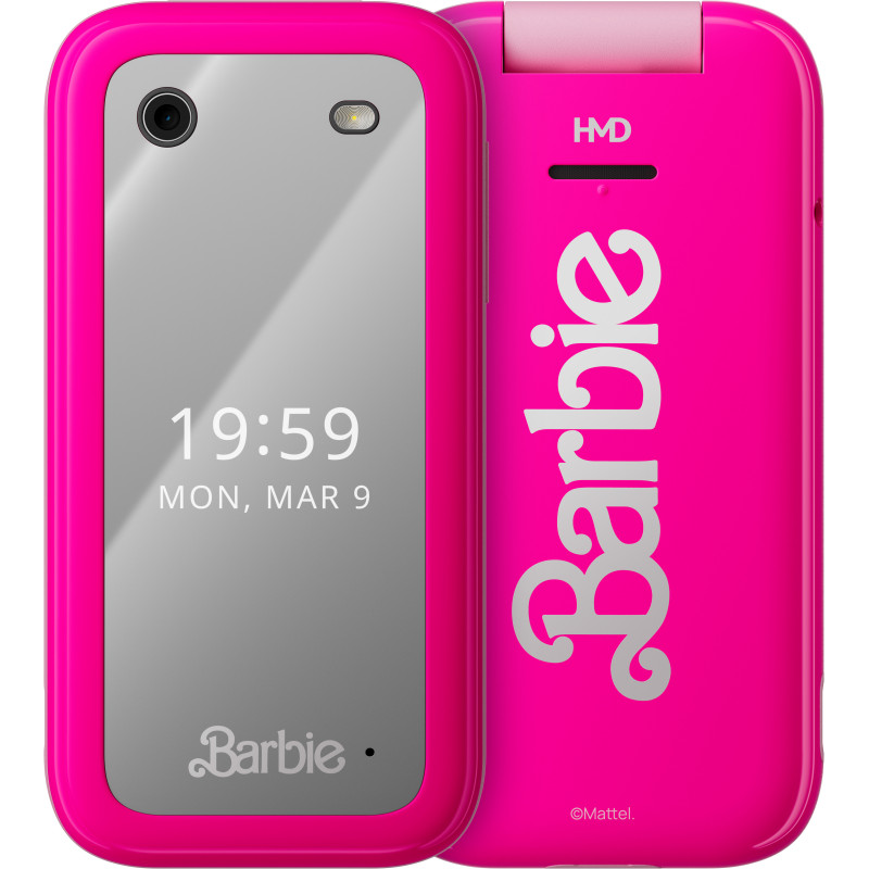 HMD Barbie Phone 7,11 cm (2.8") 125 g Vaaleanpunainen Ominaisuuspuhelin