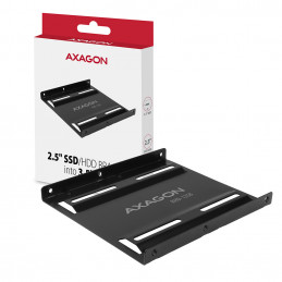 Axagon RHD-125B Halterahmen für 1x 2.5\" im 3.5\" Slot - schwarz musta Metalli