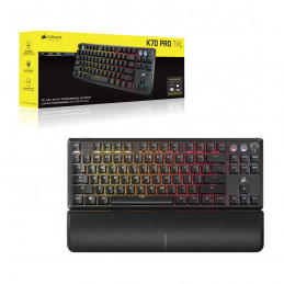 Corsair K70 PRO TKL näppäimistö Pelaaminen USB Pohjoismainen musta