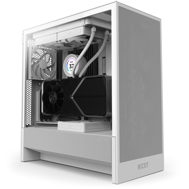 NZXT H5 Flow Midi Tower Valkoinen