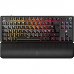 Corsair K70 CORE TKL WIRELESS näppäimistö Pelaaminen USB + RF Wireless + Bluetooth QWERTY Pohjoismainen musta