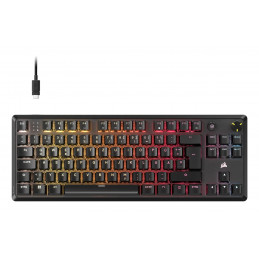 Corsair K70 CORE TKL näppäimistö Pelaaminen USB QWERTZ Saksa musta