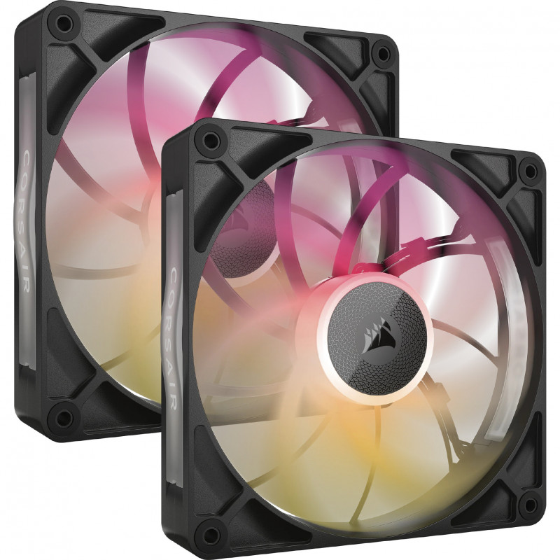 Corsair iCUE LINK RX140 MAX RGB Tietokonekotelo Tuuletin 14 cm musta 2 kpl