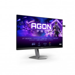 AOC G2 AG276FK tietokoneen litteä näyttö 68,6 cm (27") 1920 x 1080 pikseliä Full HD LED musta, Harmaa