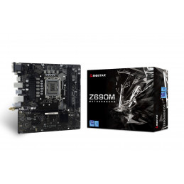 Biostar Z690MX2-E D4 emolevy Intel Z690 LGA 1700 mikro ATX