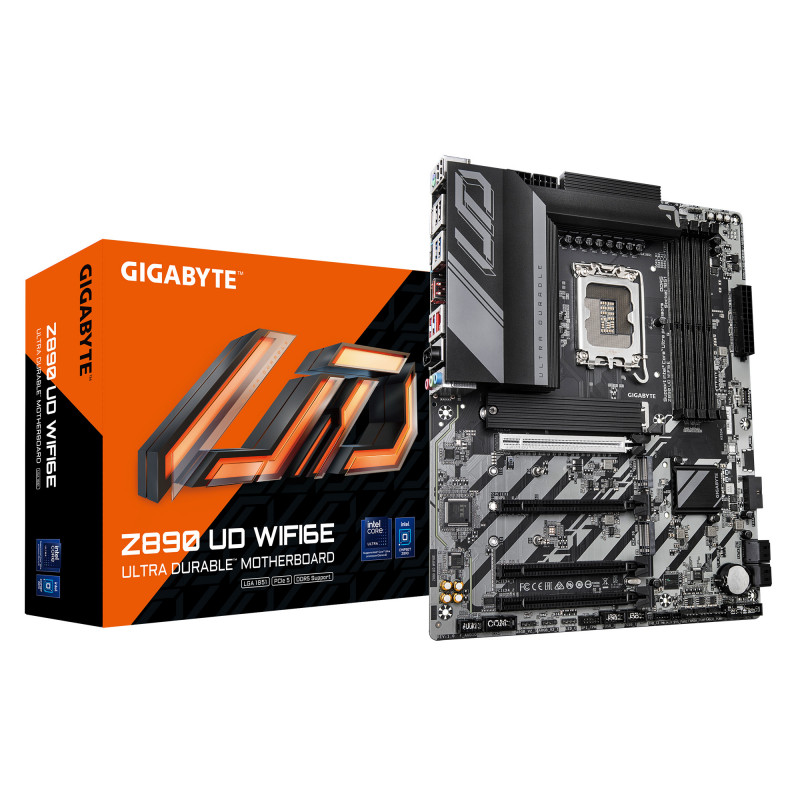 GIGABYTE Z890 UD WIFI6E emolevy Intel Z890 LGA 1851 (Socket V1) ATX