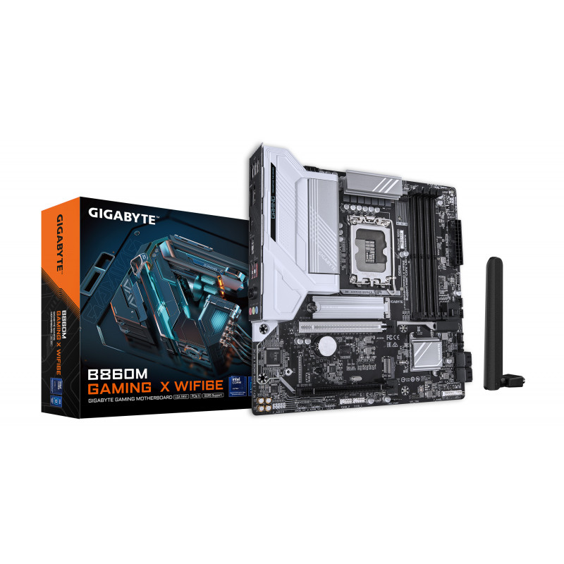 GIGABYTE B860M GAMING X WIFI6E emolevy Intel B860 LGA 1851 (Socket V1) mikro ATX