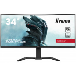 iiyama G-MASTER GCB3481WQSU-B1 tietokoneen litteä näyttö 86,4 cm (34") 3440 x 1440 pikseliä UltraWide Quad HD LCD musta