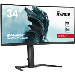 iiyama G-MASTER GCB3481WQSU-B1 tietokoneen litteä näyttö 86,4 cm (34") 3440 x 1440 pikseliä UltraWide Quad HD LCD musta