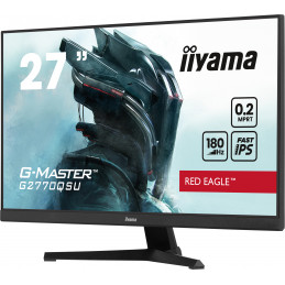 iiyama G-MASTER G2770QSU-B6 tietokoneen litteä näyttö 68,6 cm (27") 2560 x 1440 pikseliä Wide Quad HD LED musta