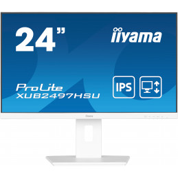 iiyama ProLite XUB2497HSU-W2 tietokoneen litteä näyttö 60,5 cm (23.8") 1920 x 1080 pikseliä Full HD LED Valkoinen