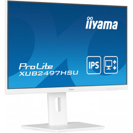 iiyama ProLite XUB2497HSU-W2 tietokoneen litteä näyttö 60,5 cm (23.8") 1920 x 1080 pikseliä Full HD LED Valkoinen