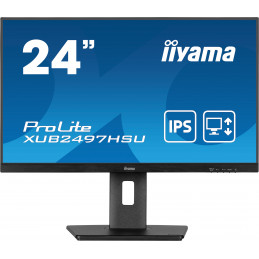 iiyama XUB2497HSU-B2 tietokoneen litteä näyttö 60,5 cm (23.8") 1920 x 1080 pikseliä Full HD LED musta