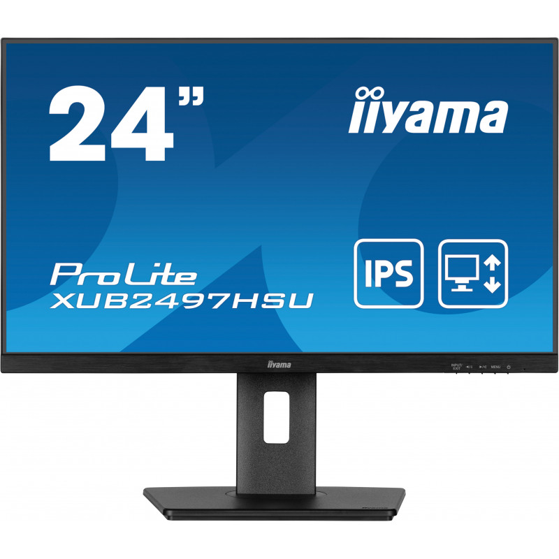 iiyama XUB2497HSU-B2 tietokoneen litteä näyttö 60,5 cm (23.8") 1920 x 1080 pikseliä Full HD LED musta