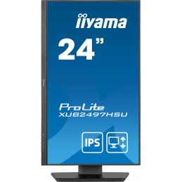 iiyama XUB2497HSU-B2 tietokoneen litteä näyttö 60,5 cm (23.8") 1920 x 1080 pikseliä Full HD LED musta