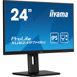 iiyama XUB2497HSU-B2 tietokoneen litteä näyttö 60,5 cm (23.8") 1920 x 1080 pikseliä Full HD LED musta