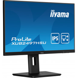 iiyama XUB2497HSU-B2 tietokoneen litteä näyttö 60,5 cm (23.8") 1920 x 1080 pikseliä Full HD LED musta