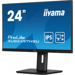 iiyama XUB2497HSU-B2 tietokoneen litteä näyttö 60,5 cm (23.8") 1920 x 1080 pikseliä Full HD LED musta