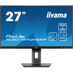 iiyama ProLite XUB2797UHSNP-B1 tietokoneen litteä näyttö 68,6 cm (27") 3840 x 2160 pikseliä 4K Ultra HD LED musta