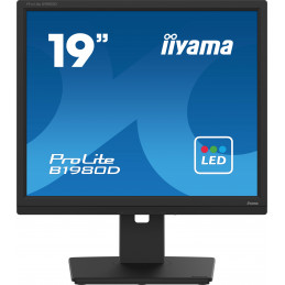 iiyama ProLite B1980D-B5 tietokoneen litteä näyttö 48,3 cm (19") 1280 x 1024 pikseliä SXGA LCD musta