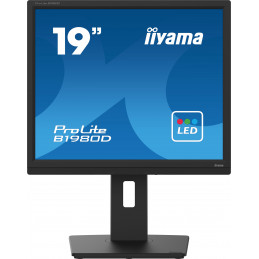 iiyama ProLite B1980D-B5 tietokoneen litteä näyttö 48,3 cm (19") 1280 x 1024 pikseliä SXGA LCD musta