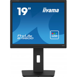 iiyama ProLite B1980D-B5 tietokoneen litteä näyttö 48,3 cm (19") 1280 x 1024 pikseliä SXGA LCD musta