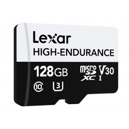 Lexar High-Endurance 128 GB MicroSDXC UHS-I Luokka 10