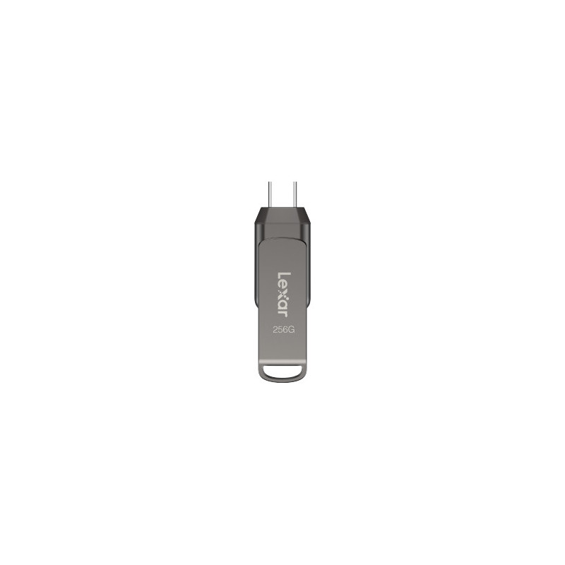 Lexar JumpDrive LJDD400128G-BNQNG USB-muisti 128 GB USB Type-C 3.2 Gen 1 (3.1 Gen 1) Harmaa