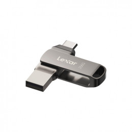 Lexar JumpDrive LJDD400128G-BNQNG USB-muisti 128 GB USB Type-C 3.2 Gen 1 (3.1 Gen 1) Harmaa