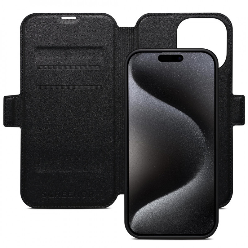 Screenor 30159SC matkapuhelimen suojakotelo 17,5 cm (6.9") Lompakkokotelo musta