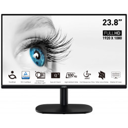 MSI Pro MP245V tietokoneen litteä näyttö 60,5 cm (23.8") 1920 x 1080 pikseliä Full HD LCD musta