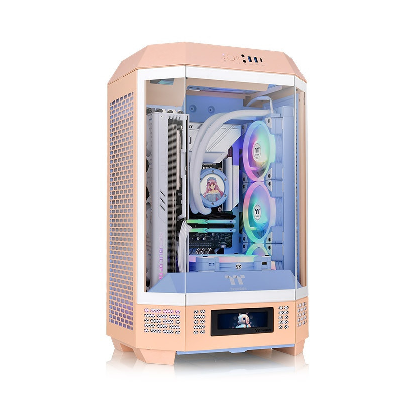 Thermaltake Tower 300 Peach Fuzz Micro Tower Persikka