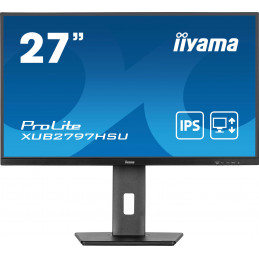 iiyama ProLite XUB2797HSU-B2 tietokoneen litteä näyttö 68,6 cm (27") 1920 x 1080 pikseliä Full HD LED musta