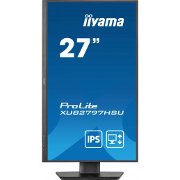 iiyama ProLite XUB2797HSU-B2 tietokoneen litteä näyttö 68,6 cm (27") 1920 x 1080 pikseliä Full HD LED musta