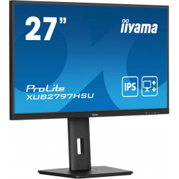 iiyama ProLite XUB2797HSU-B2 tietokoneen litteä näyttö 68,6 cm (27") 1920 x 1080 pikseliä Full HD LED musta