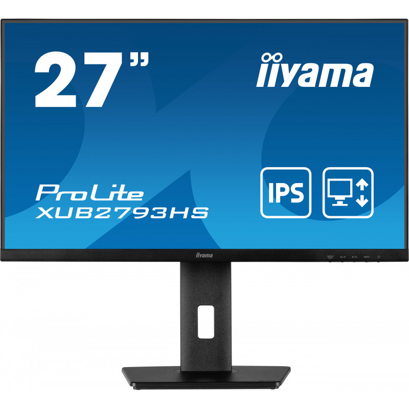 iiyama ProLite XUB2793HS-B7 tietokoneen litteä näyttö 68,6 cm (27") 1920 x 1080 pikseliä Full HD LED musta