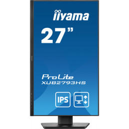 iiyama ProLite XUB2793HS-B7 tietokoneen litteä näyttö 68,6 cm (27") 1920 x 1080 pikseliä Full HD LED musta