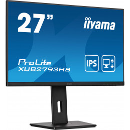 iiyama ProLite XUB2793HS-B7 tietokoneen litteä näyttö 68,6 cm (27") 1920 x 1080 pikseliä Full HD LED musta