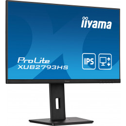 iiyama ProLite XUB2793HS-B7 tietokoneen litteä näyttö 68,6 cm (27") 1920 x 1080 pikseliä Full HD LED musta