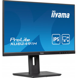 iiyama ProLite XUB2491H-B1 tietokoneen litteä näyttö 60,5 cm (23.8") 1920 x 1080 pikseliä Full HD LED musta