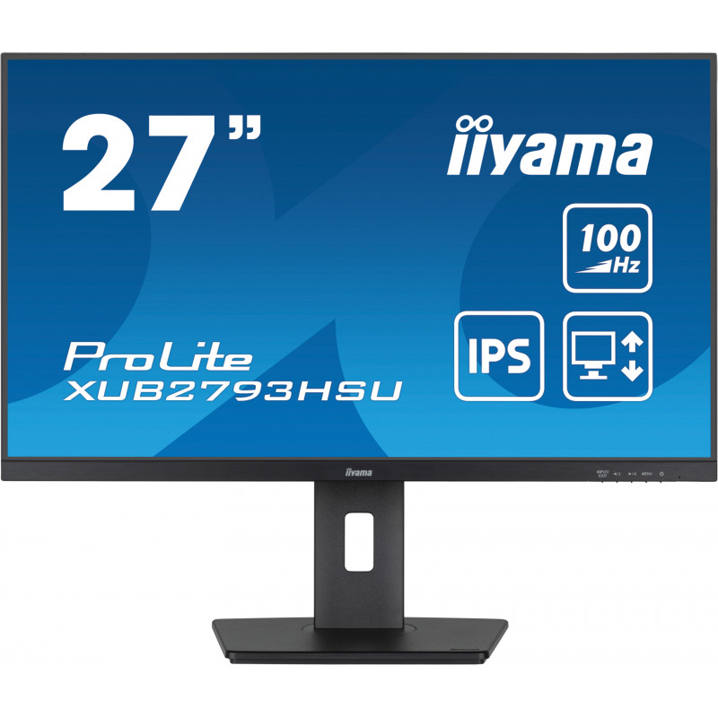 iiyama ProLite XUB2793HSU-B7 tietokoneen litteä näyttö 68,6 cm (27") 1920 x 1080 pikseliä Full HD LED musta