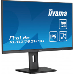 iiyama ProLite XUB2793HSU-B7 tietokoneen litteä näyttö 68,6 cm (27") 1920 x 1080 pikseliä Full HD LED musta