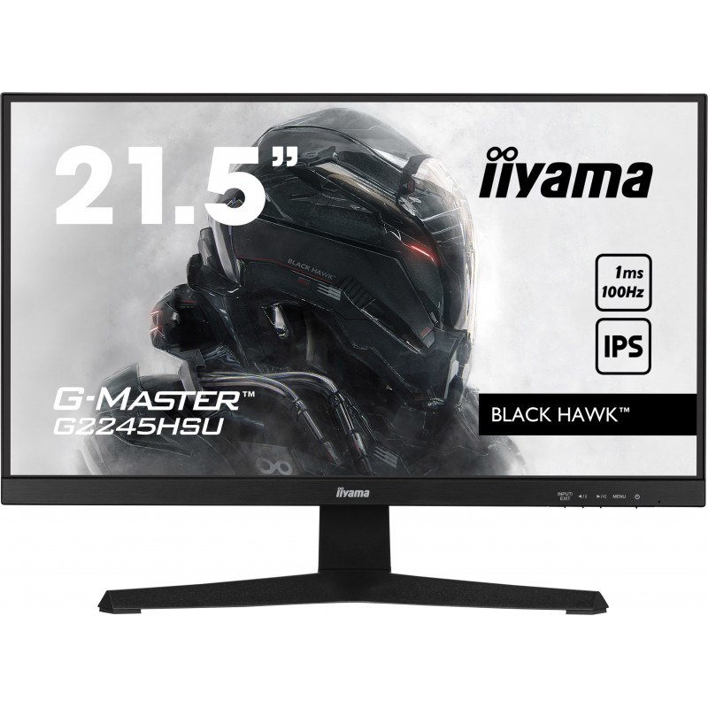 iiyama G-MASTER G2245HSU-B2 LED display 54,6 cm (21.5") 1920 x 1080 pikseliä Full HD musta