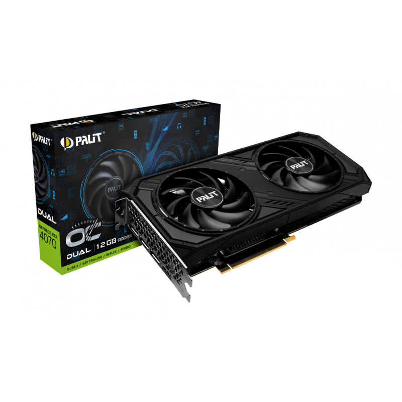 Palit GeForce RTX 4070 Dual OC NVIDIA 12 GB GDDR6