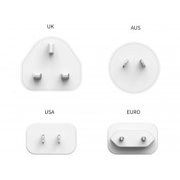 Sandberg 441-59 mobiililaitteen laturi Universaali Valkoinen AC Pikalataus Sisätila