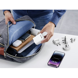 Sandberg 441-59 mobiililaitteen laturi Universaali Valkoinen AC Pikalataus Sisätila